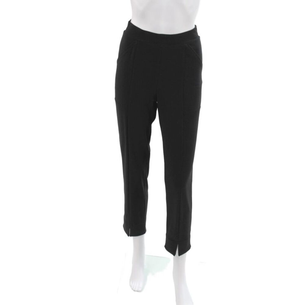 Sympli Women Ankle Pants Black Pull On 94% Polyester Casual Size 4
